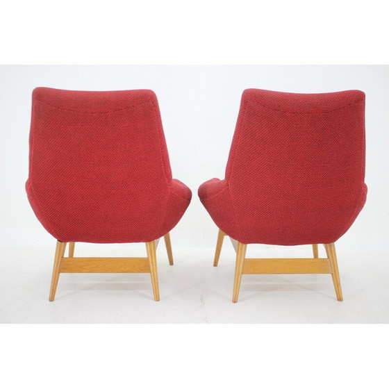 Image 1 of Paar Vintage-Sessel von Miroslav Navratil, Tschechoslowakei 1960er Jahre