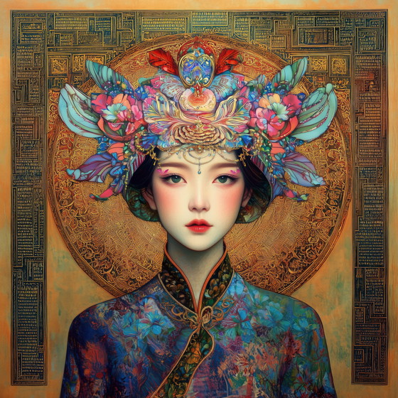 Image 1 of Die kleine chinesische Näherin geht nach Bali: Eine seltene, limitierte Kunstserie - nur 5 Exemplare