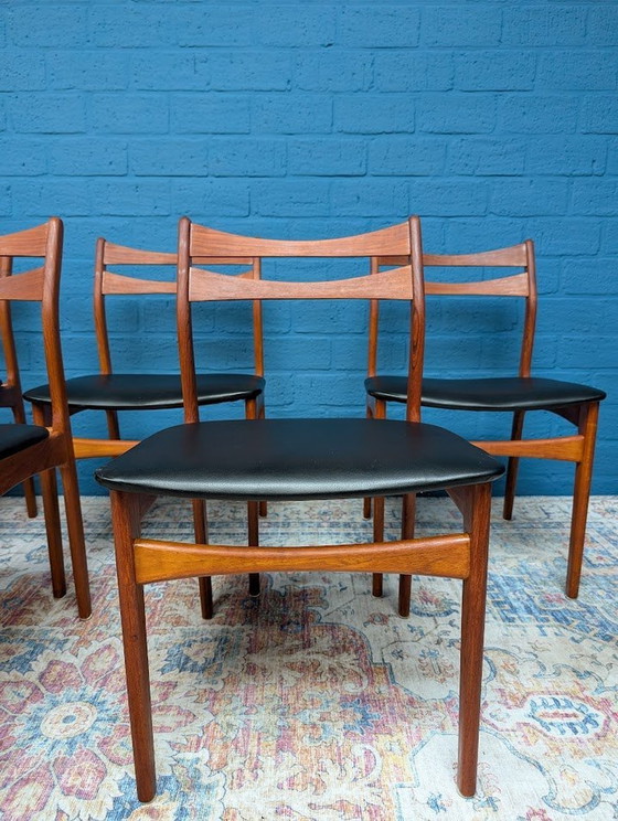 Image 1 of 5X Midcentury Stühle, Dänisches Design, 1960er Jahre