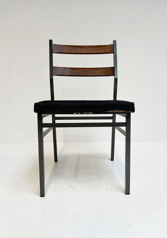 Image 1 of Pallisander Holz Esszimmerstuhl von Brabantia, 1960'S