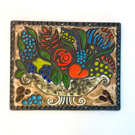 Ruscha Fat Lava Wandschild Obstschale