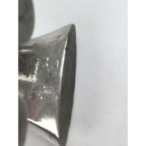 Image 1 of Vintage Art Deco Kerzenständer von Just Andersen, Dänemark 1930er Jahre