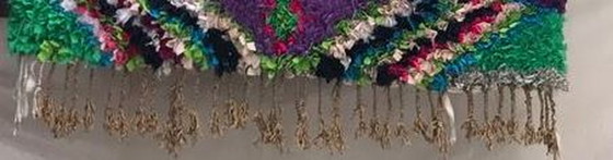 Image 1 of Original Boucharouite-Teppich aus Marokko