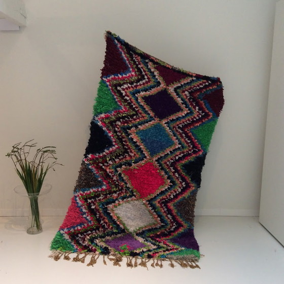 Image 1 of Original Boucharouite-Teppich aus Marokko