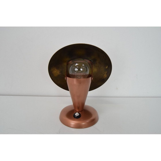 Image 1 of Vintage Bauhaus verstellbare Tischlampe, Tschechoslowakei 1930er Jahre