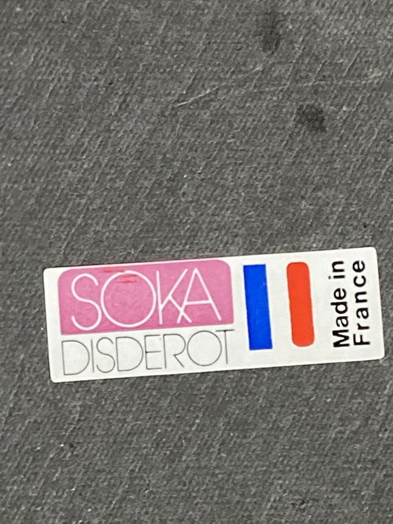 Image 1 of 2X Tischlampen von Disderot für Soka, Frankreich, 1970er Jahre