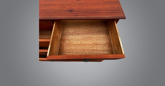 Image 1 of Refurbished Vintage Kommode Schubladen massivem Wenge Holz Pickfords LTD