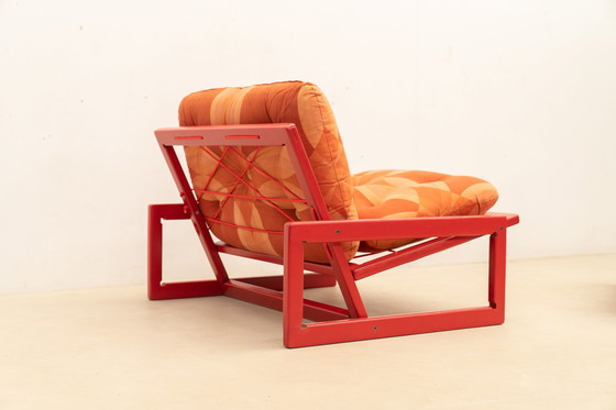 Image 1 of Paar Carlotta Longchairs Von Tobia & Afra Scarpa Für Cassina, Italien