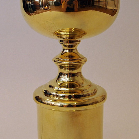 Image 1 of Mid Century Messing Tischlampe von Enco, Schweden 1960er Jahre