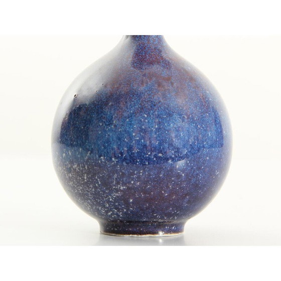Image 1 of Skandinavische Vintage-Keramikvase von Sven Wejsfelt, 1970