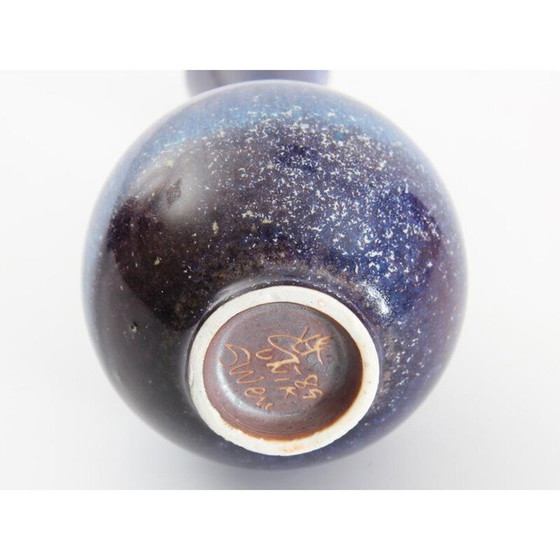 Image 1 of Skandinavische Vintage-Keramikvase von Sven Wejsfelt, 1970