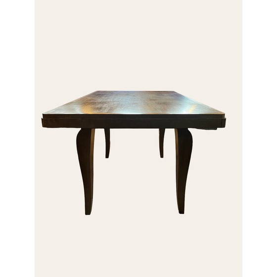 Image 1 of Vintage Tisch aus Makassar-Ebenholz von Vallin, 1940