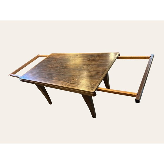 Image 1 of Vintage Tisch aus Makassar-Ebenholz von Vallin, 1940