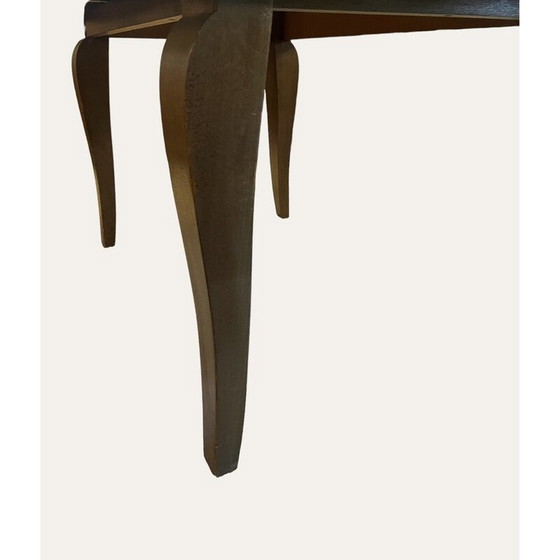 Image 1 of Vintage Tisch aus Makassar-Ebenholz von Vallin, 1940