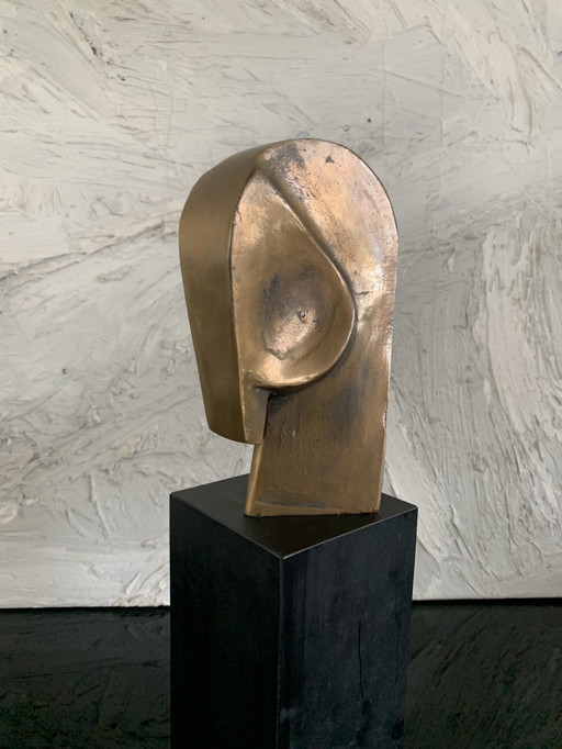 Abstrakte Bronze-Skulptur