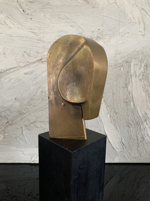 Abstrakte Bronze-Skulptur