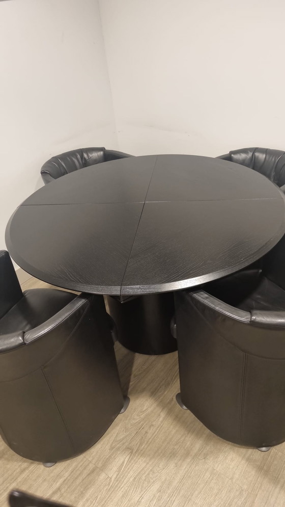 Image 1 of 4x Rolf Benz Stuhl + Tisch