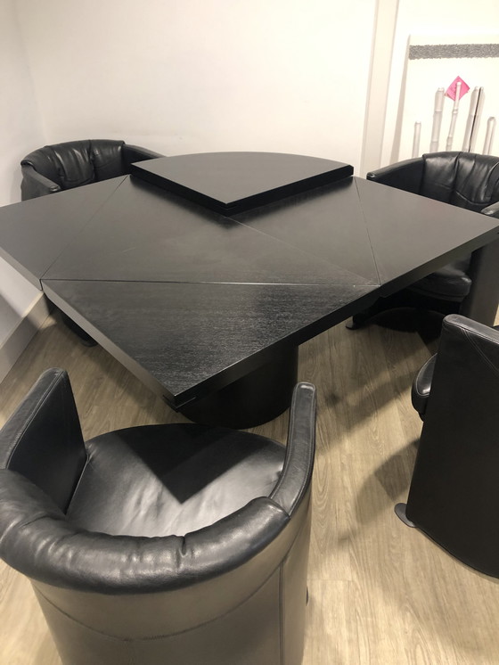 Image 1 of 4x Rolf Benz Stuhl + Tisch