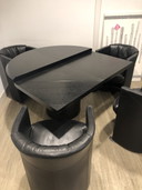 4x Rolf Benz Stuhl + Tisch