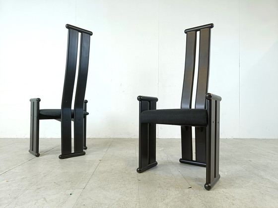 Image 1 of 6x Post modern dining chairs