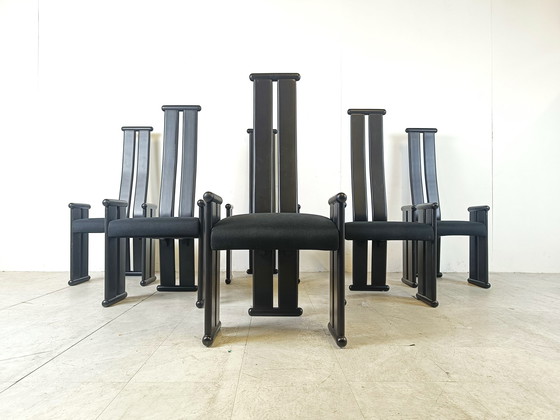 Image 1 of 6x Post modern dining chairs