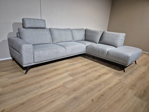 Piet Klerkx Blair Ecksofa - Grau - Stoff - Design - Metall