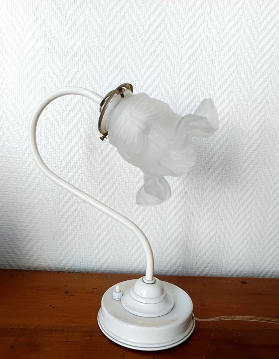 Image 1 of Art Deco Schwanenhals Lampe