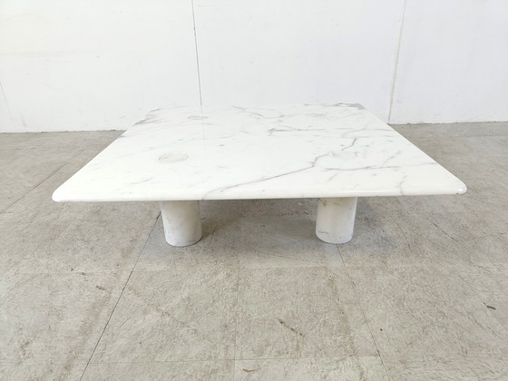 Image 1 of Vintage Couchtisch aus Carrara-Marmor