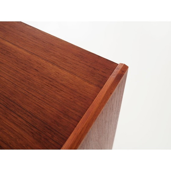 Image 1 of Altes dänisches Teakholz-Highboard, 1980er Jahre