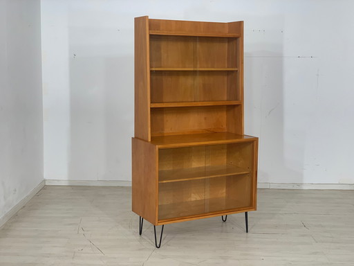 Mid century highboard schrank vitrine vintage