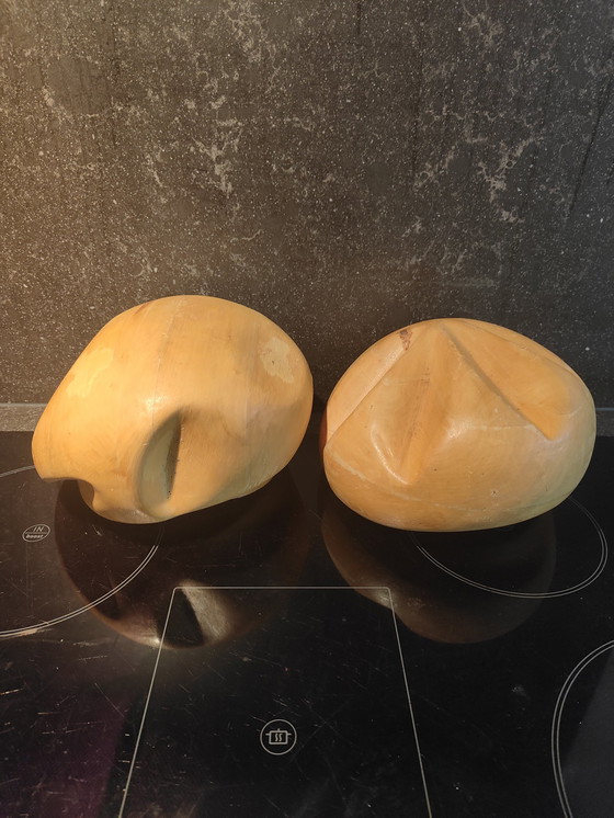 Image 1 of Antiker hölzerner Hutblocksatz Hema Forman Hutblocksatz