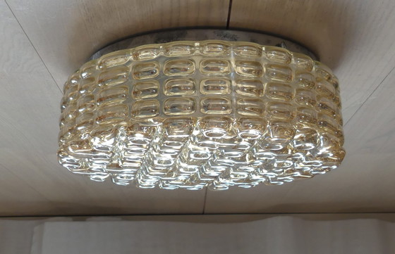 Image 1 of Deckenleuchte Wandlampe Erco Sconce Eisglas 60Er Aloys F. Gangkofner Uk1Aeb