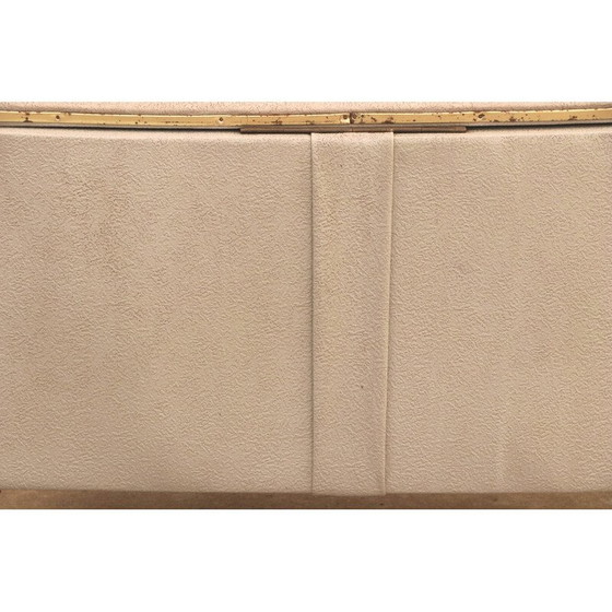 Image 1 of Vintage Kunstleder Fußstütze, Tschechoslowakei 1980er Jahre