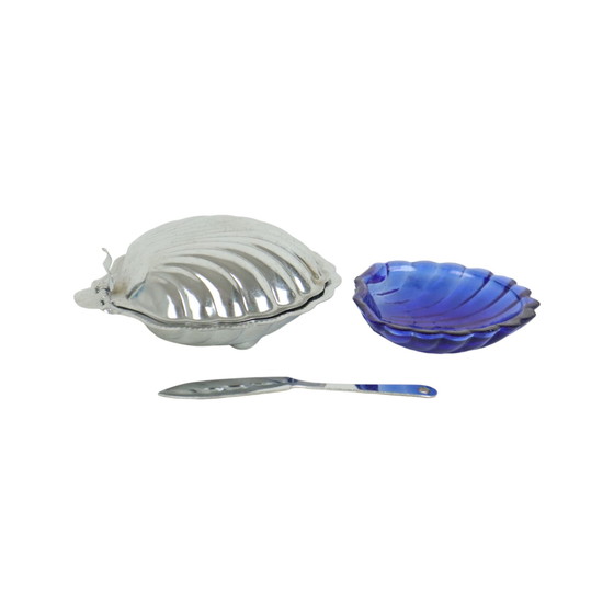 Image 1 of Shell Butterdose mit Messer