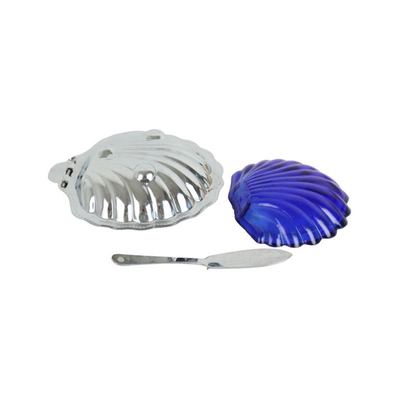 Image 1 of Shell Butterdose mit Messer