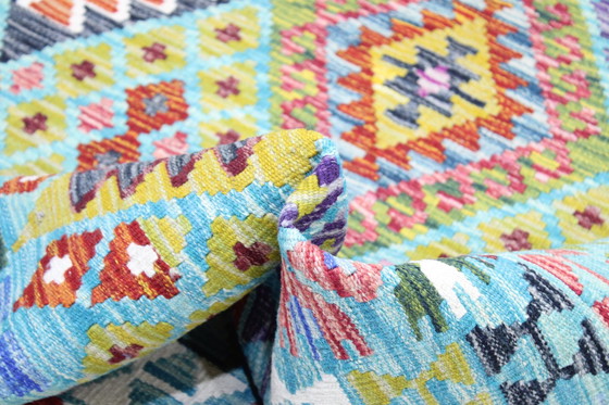 Image 1 of Original Old Style Kelim Afghan 247 X 178 Cm Top Zustand