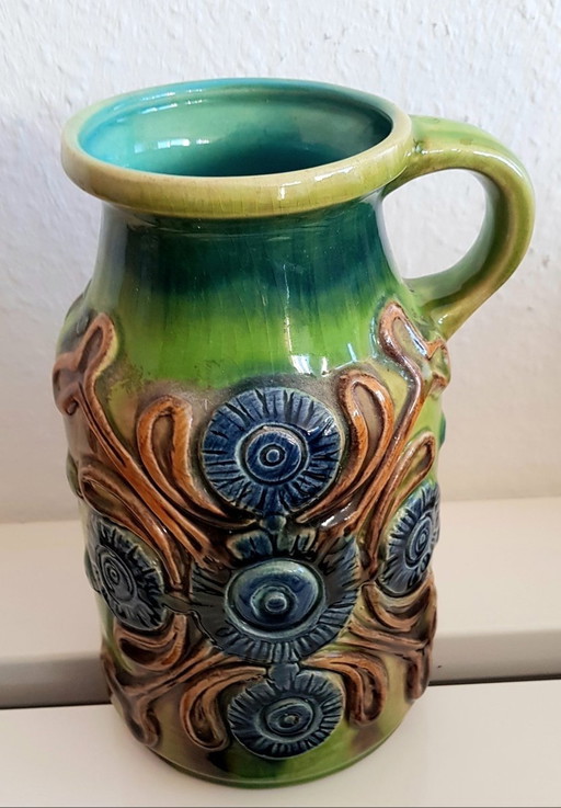 Keramikvase von Bay Keramik, 1970er Jahre