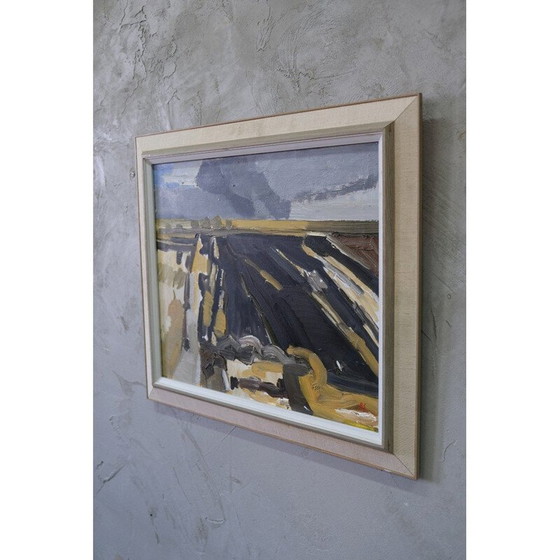 Image 1 of Alte Lithographie in Öl von Bengt Sandberg, 1960