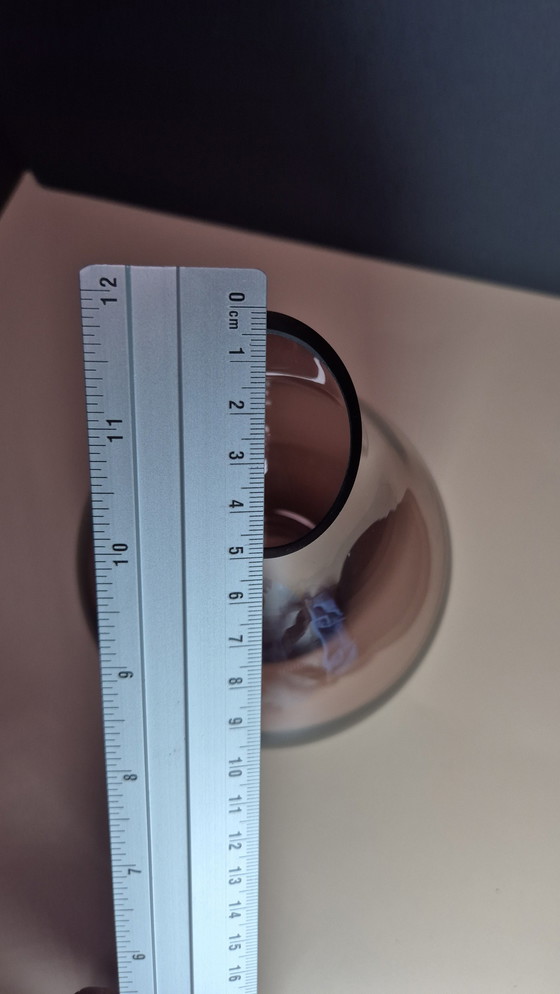 Image 1 of Amethystglas-Asse Lila Handgefertigt Ikea Sannolik - Höhe 18 Cm