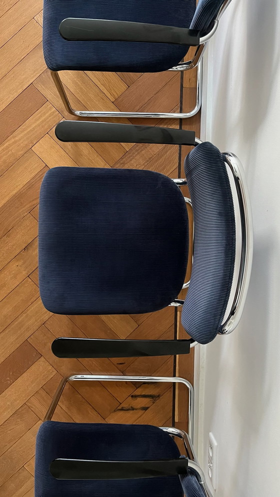 Image 1 of 6x Gebr. van der Stroom Niederländische Originale Modell Gispen 201