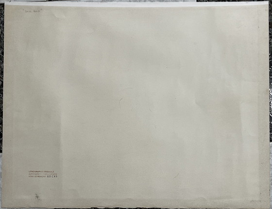 Image 1 of Marcelle Stoianovich, Lithographie aus dem Jahr 1983 ca. Frankreich, rückseitig signiert und gestempelt