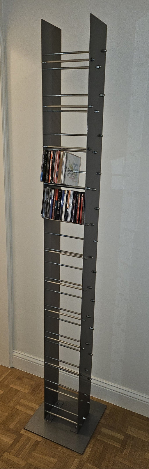 Pol Quadens Cd Rack Metall mit Kaufnachweis