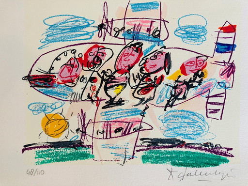 Kees Salentijn – Where Flying High Litho