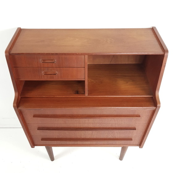 Image 1 of Vintage Danish Secretaire | Teak Schrank Schubladen