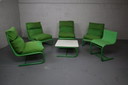  Lounge-Set "Stuns" von Jan Dranger & Johan Huldt für Innovator, 1973 Schweden