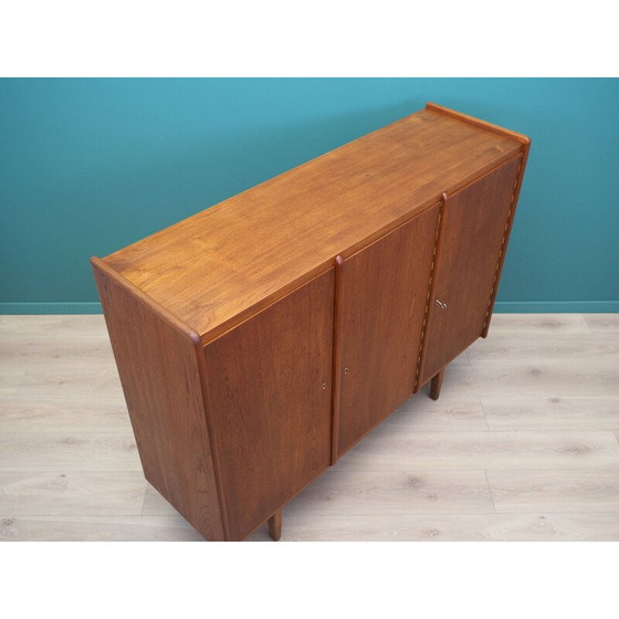 Image 1 of Vintage Teakholz Highboard, Dänemark 1960er Jahre