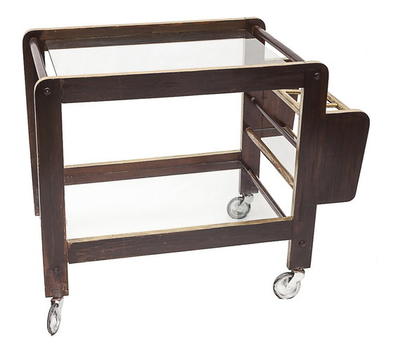 Image 1 of Vintage Beistelltisch Mit Rollen