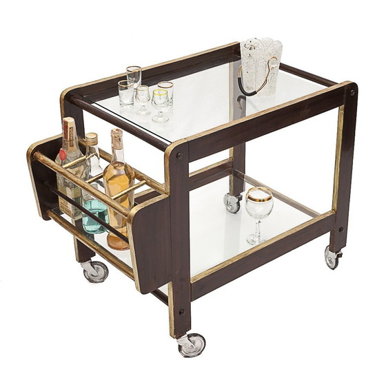 Image 1 of Vintage Beistelltisch Mit Rollen