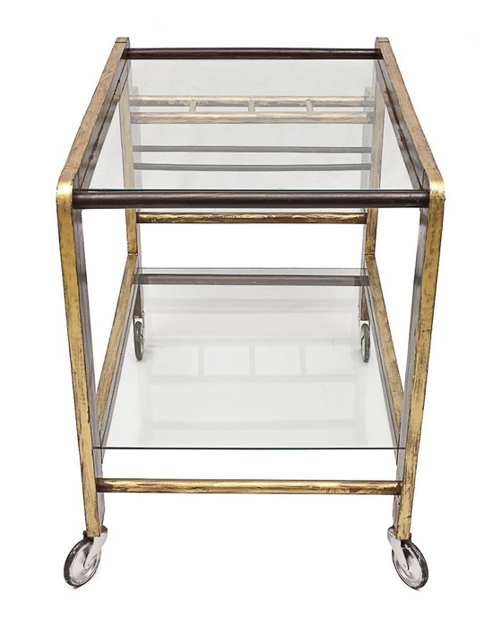 Image 1 of Vintage Beistelltisch Mit Rollen