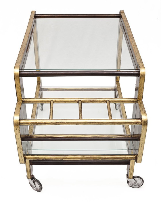 Image 1 of Vintage Beistelltisch Mit Rollen